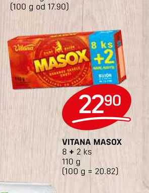 VITANA MASOX 8+2 ks 110 g