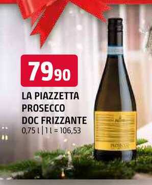 La piazzetta prosecco doc frizzante 0,75l