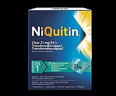 NiQuitin Clear 21 mg/24 h, transdermální náplast 7 ks