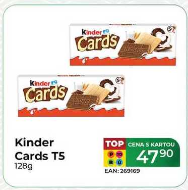 Kinder Cards T5 128g  