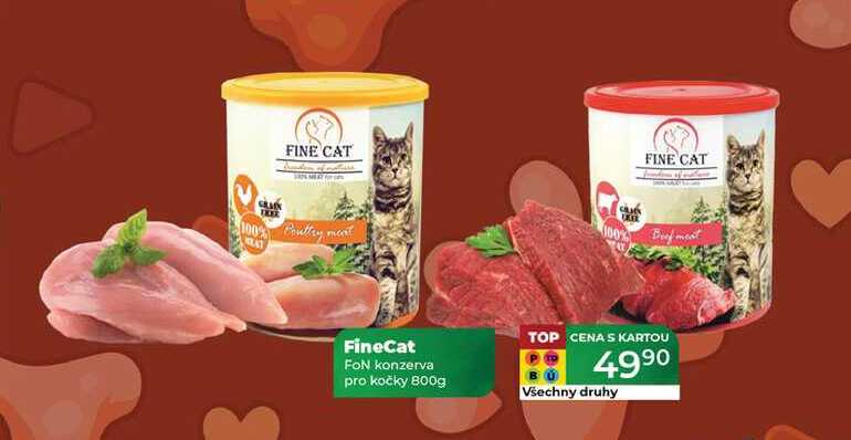 FineCat FoN konzerva pro kočky 800g 