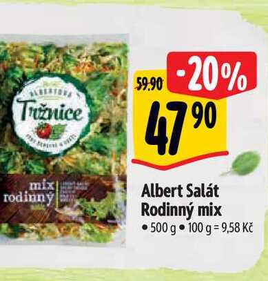   Albert Salát Rodinný mix 500 g 