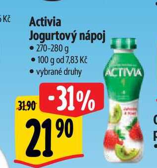   Activia Jogurtový nápoj  270-280 g