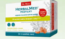 HerbalMed pastilky Dr.Weiss 24+6 pastilek