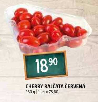 Rajčata cherry červená 250 g