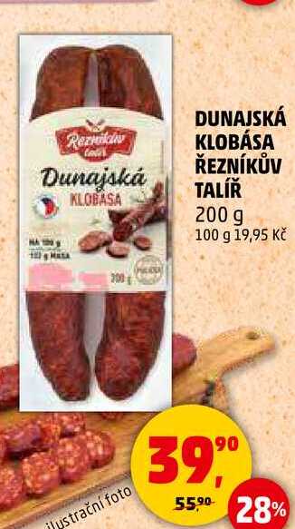 DUNAJSKÁ KLOBASA, 200 g