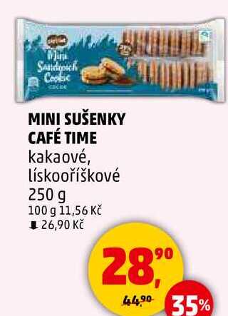 MINI SUŠENKY CAFÉ TIME kakaové, 250 g