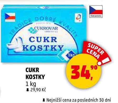 CUKR KOSTKY, 1 kg 