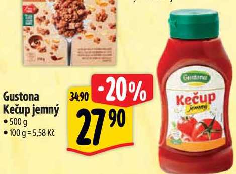 Gustona Kečup jemný, 500 g