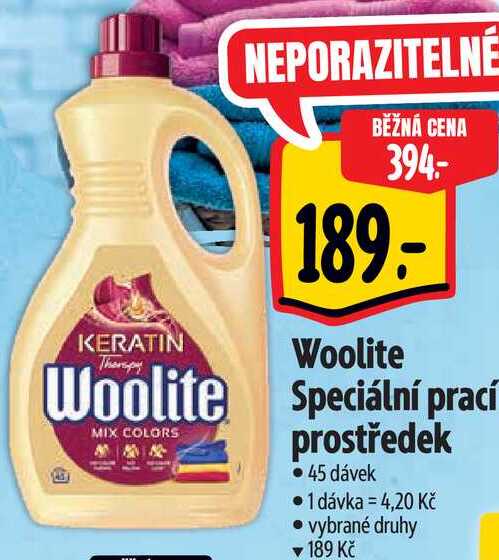 Woolite Speciální prací prostředek, 45 dávek 