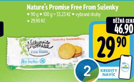 Nature's Promise Free From Sušenky, 90 g