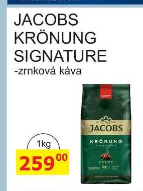 JACOBS KRÖNUNG SIGNATURE -zrnková káva 1kg 