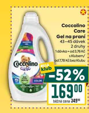 Coccolino Care Gel na praní 43-45 dávek 