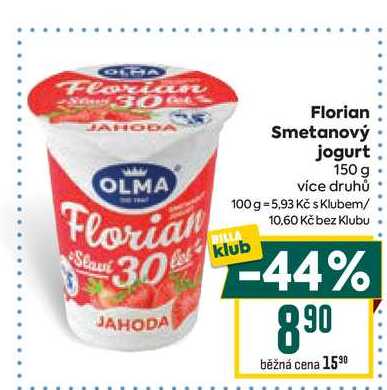 Florian Smetanový jogurt 150 g