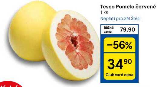 Tesco Pomelo červené, 1 ks 