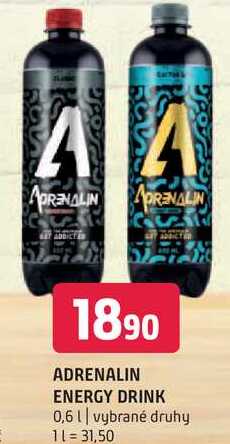 Energy drink Adrenalin 0,6l