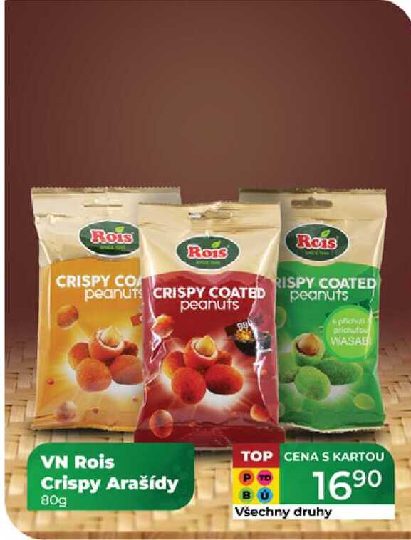 VN Rois Crispy Arašídy 80g 