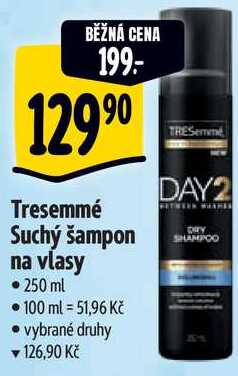 Tresemmé Suchý šampon na vlasy, 250 ml 