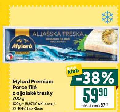 Mylord Premium Porce filé z aljašské tresky 300 g