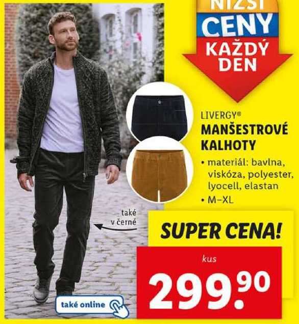 MANŠESTROVÉ KALHOTY