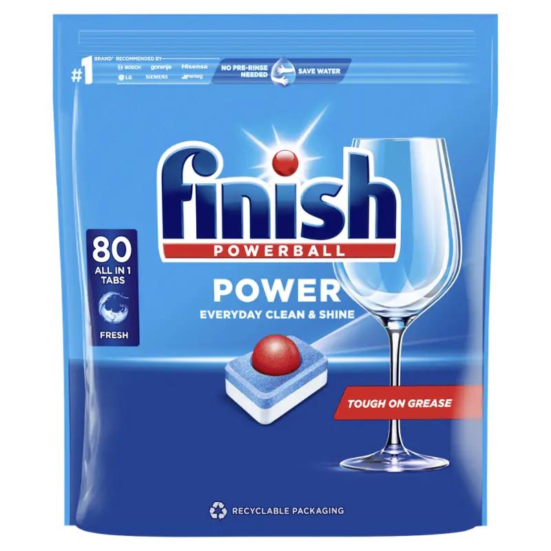 Finish Tablety do myčky Power All in 1, 80 ks