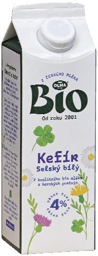 Olma BIO Kefír selský bílý 4%, 450 g