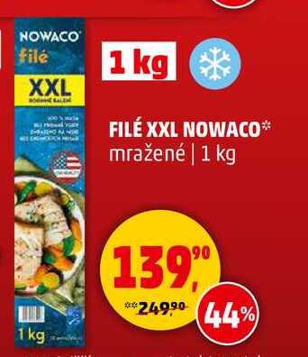 FILÉ XXL NOWACO mražené, 1 kg