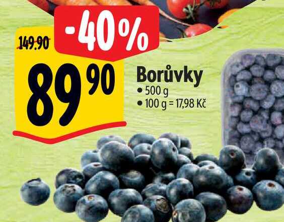  Borůvky 500 g