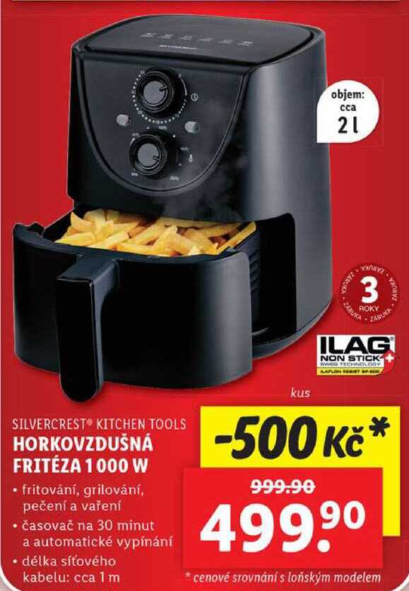 HORKOVZDUŠNÁ FRITÉZA 1000 W 