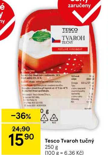 Tesco Tvaroh tučný, 250 g 