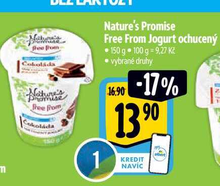  Nature's Promise Free From Jogurt ochucený 150 g 