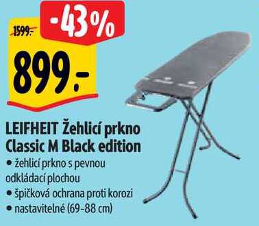 LEIFHEIT Žehlicí prkno Classic M Black edition