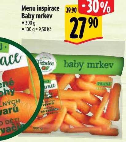 Menu inspirace Baby mrkev, 300 g 