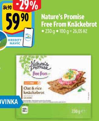 Nature's Promise Free From Knäckebrot, 230 g 