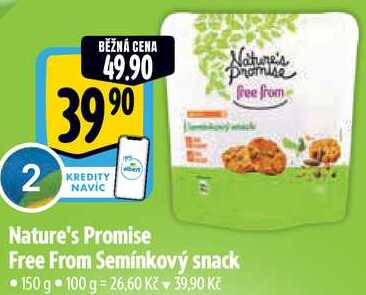 Nature's Promise Free From Semínkový snack, 150 g