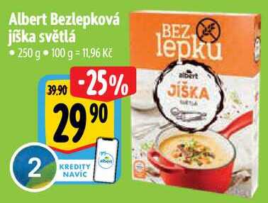 Albert Bezlepková jíška světlá, 250 g