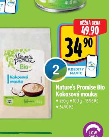   Nature's Promise Bio Kokosová mouka 250 g  