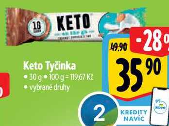 Keto Tyčinka, 30 g 