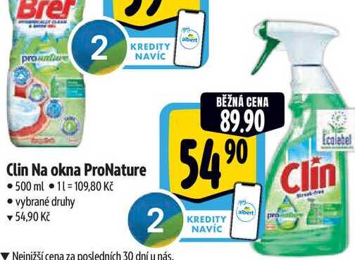 Clin Na okna ProNature, 500 ml 