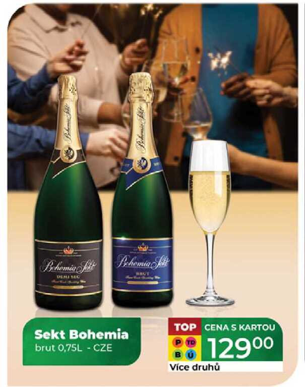 Sekt Bohemia brut 0,75L - CZE 