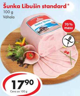 Šunka Libušín standard, 100 g 