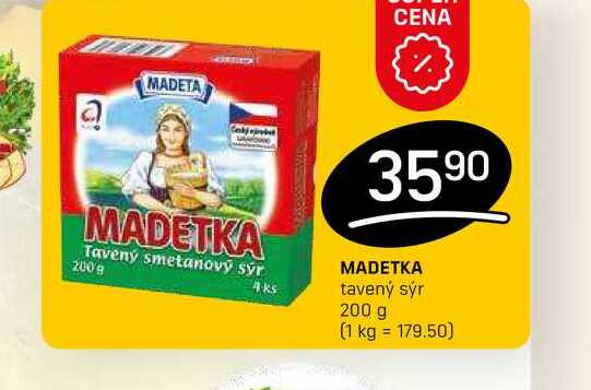 MADETKA tavený sýr 200 g 