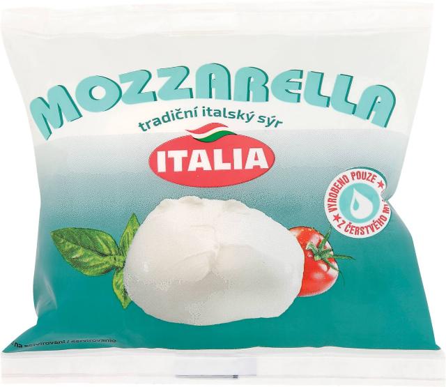 Italia Mozzarella měkký nezrající pařený sýr