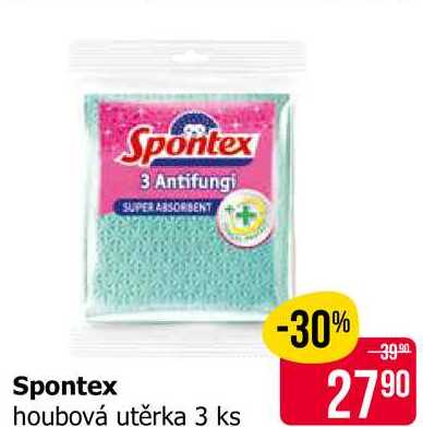 Spontex houbová utěrka 3 ks