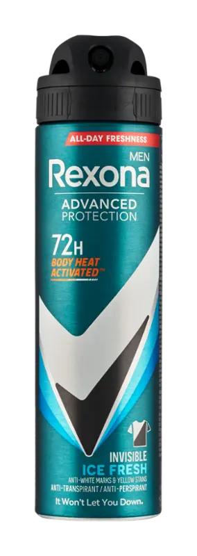 Rexona Antiperspirant sprej pro muže Advanced Protection Invisible Ice Fresh, 150 ml