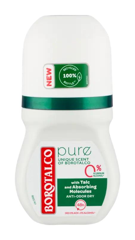 Borotalco Deodorant roll-on Pure Original, 50 ml