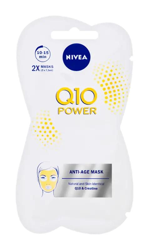 NIVEA Pleťová maska proti vráskám Q10 Power, 15 ml