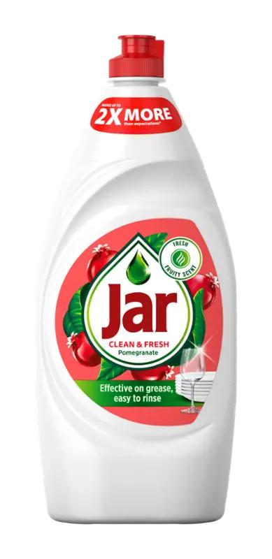 Jar Tekutý prostředek na mytí nádobí Clean & Fresh Pomegranate, 900 ml