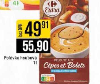 Polévka houbová 1l