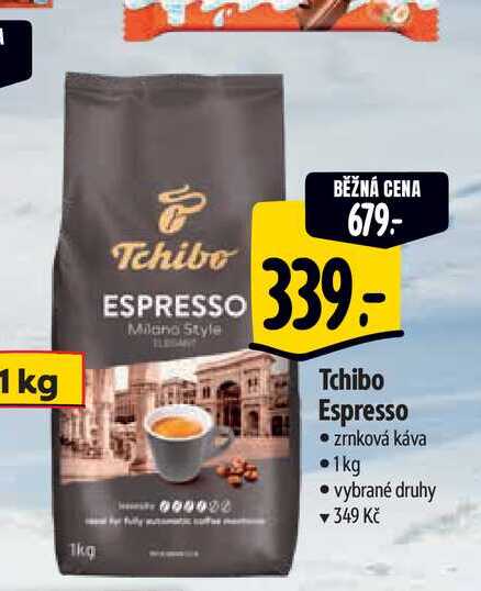  Tchibo Espresso  zrnková káva  1kg  